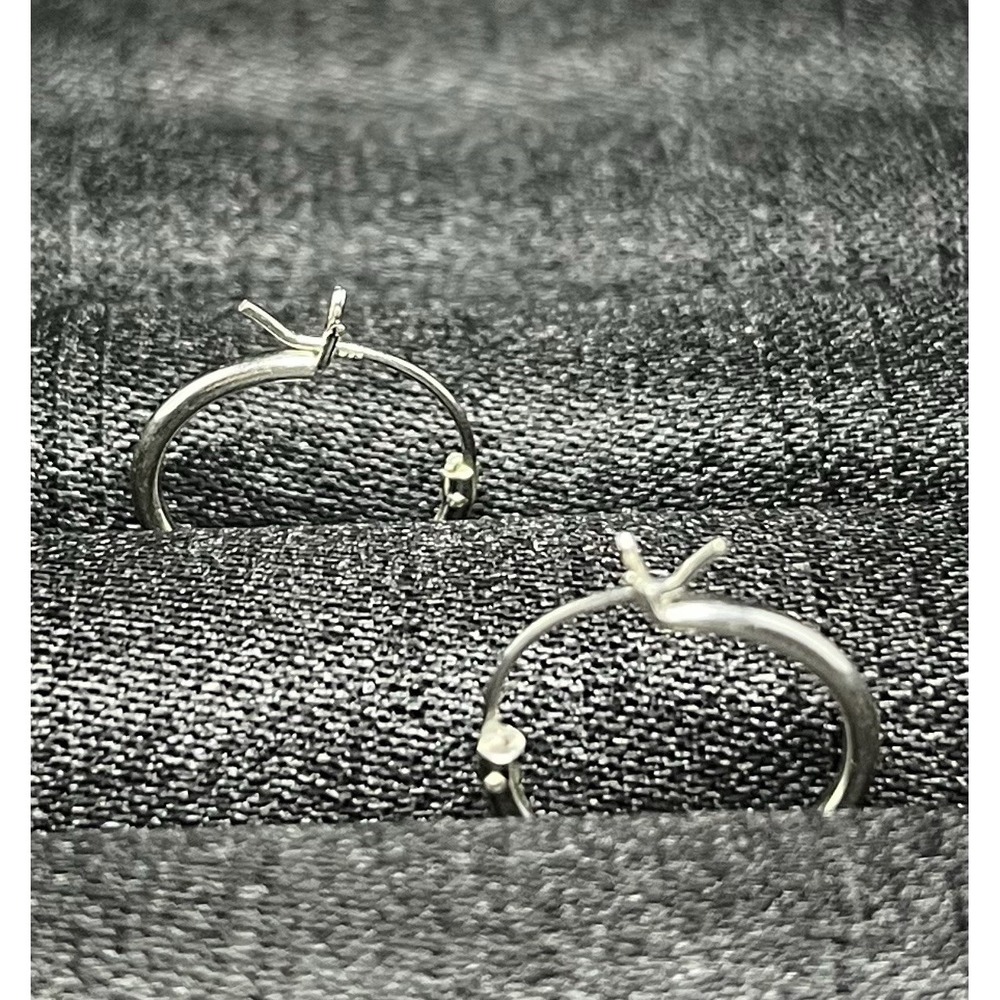 Arracadas De Plata 925,925 Silver Hoop Earrings